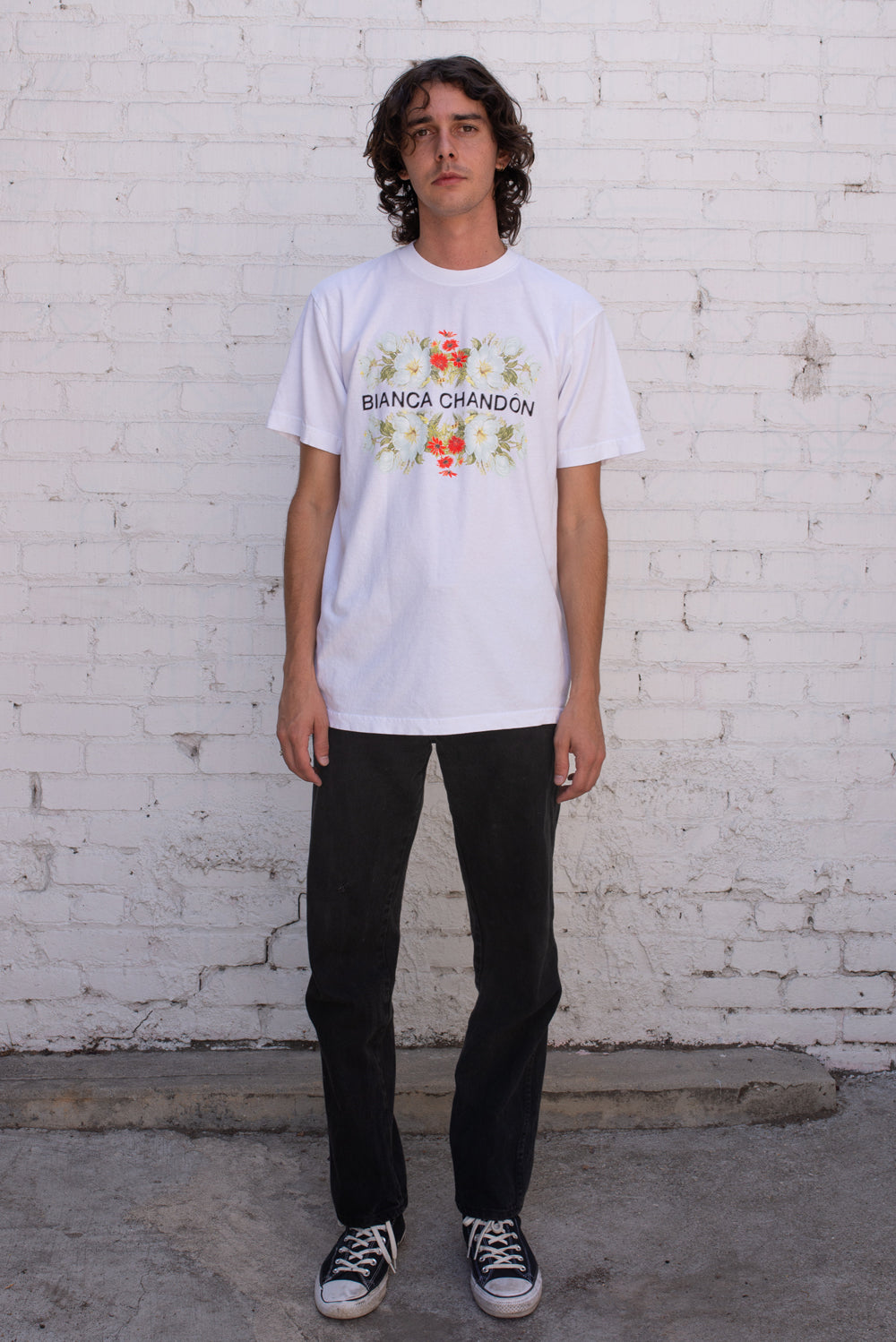 Floral Logotype T-Shirt