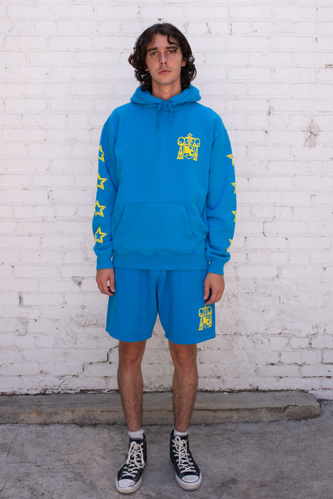 Terrestrial University Sweatshorts Blue Bianca Chandon