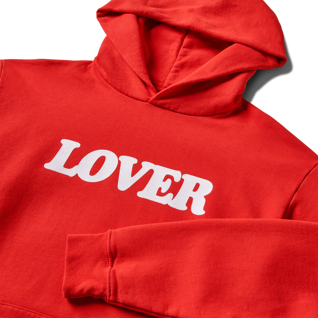 LOVER 10TH ANNIVERSARY PULLOVER HOOD - RED