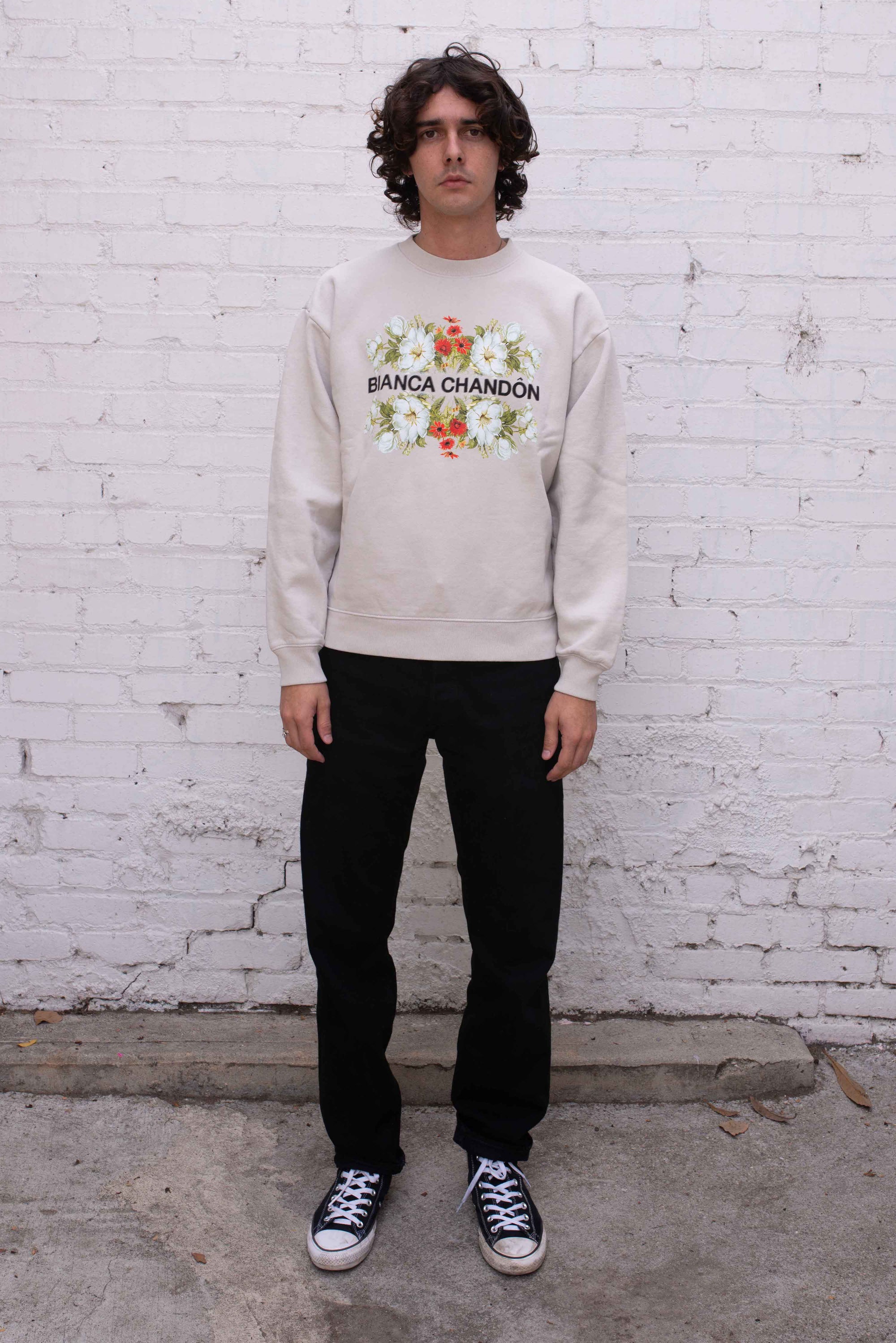Floral Logotype Crewneck