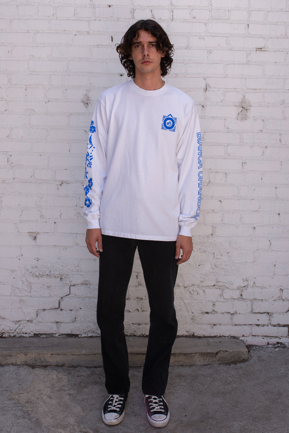 Qigong Long Sleeve T-Shirt - White – Bianca Chandon