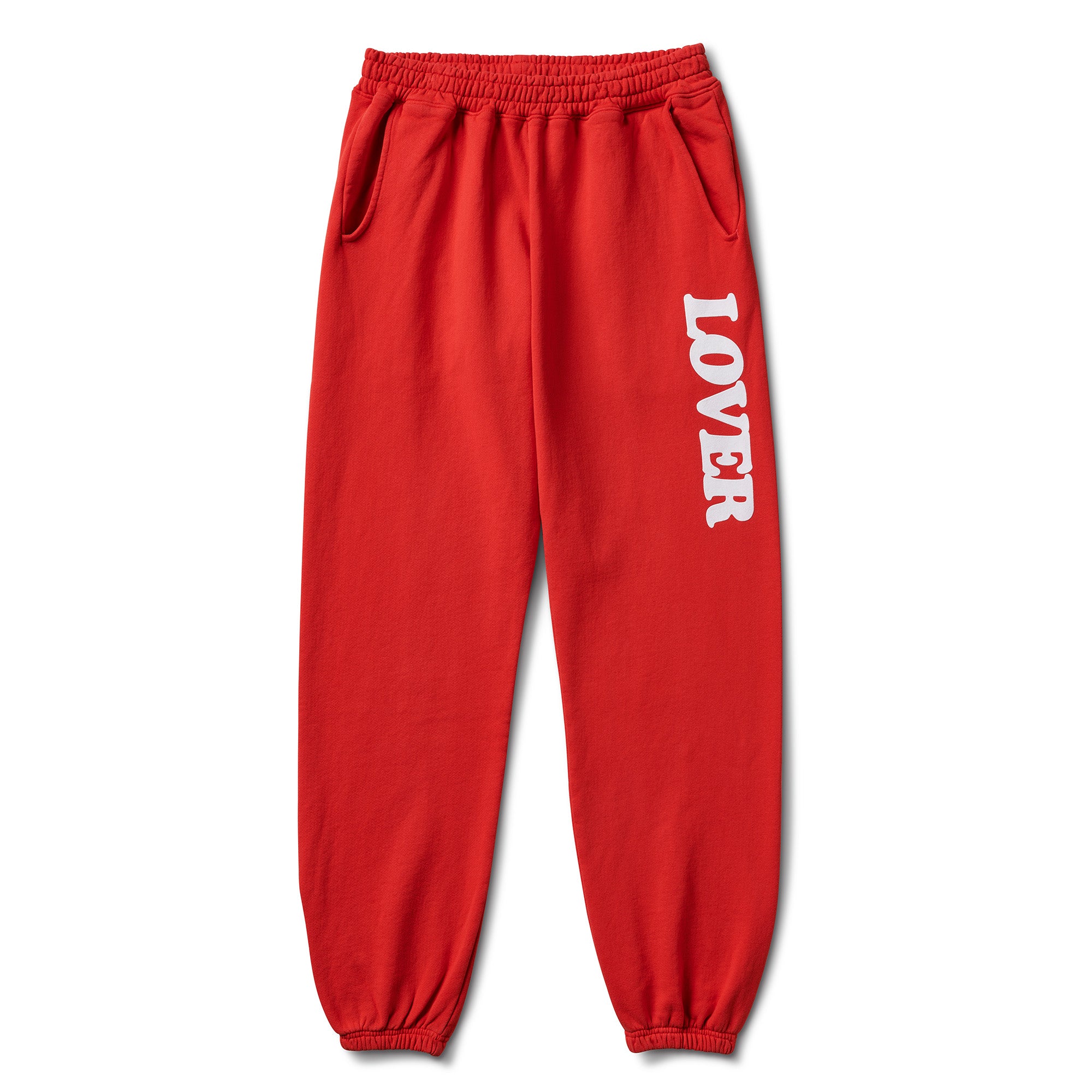 LOVER 10TH ANNIVERSARY SWEATPANTS - RED