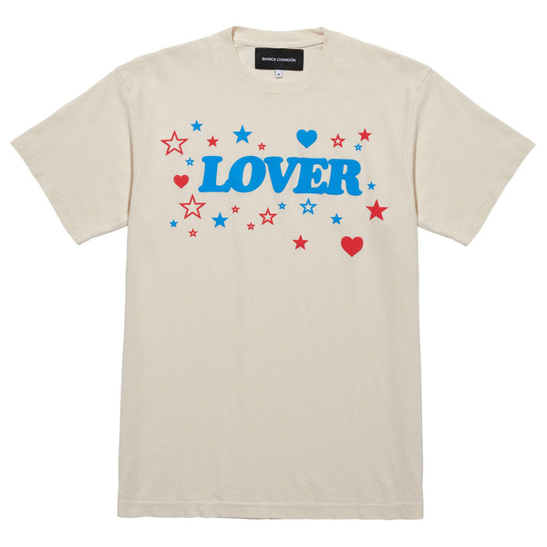 Bianca Chandon Lover Ringer T-Shirt White/Black Men's - US